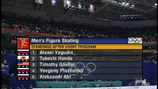 2002 Olympics SP Result