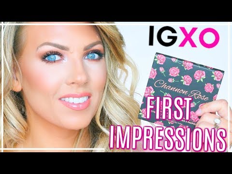 CHANNON ROSE x IGXO EYE PALETTE | First Impressions & Demo