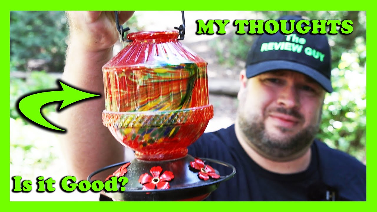 Grete Gotye Blown Glass Hummingbird Feeder Review: A Touch of Beauty for Your Garden!