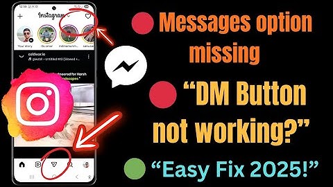 Instagram DM Button Not Working? Fix Message Option Missing (New Update 2025)