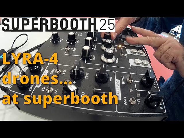 Soma LYRA-4 drone at superbooth 2025 - YouTube