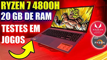 Asus VivoBook RYZEN 7 4800H COM UPGRADE DE 20GB DE RAM! SURPRESA OU DECEPÇÃO??? TESTES ATUALIZADOS