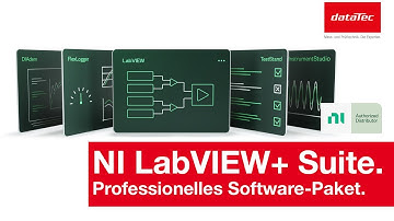 NEW: NI LabVIEW+ Suite - Professional software solutions for measurements, tests and analyses.