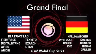 osu! World Cup 2021 Grand Finals | United States vs Germany (+BTMC +Chat)