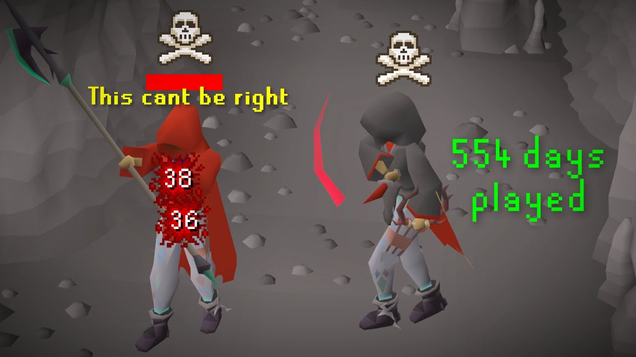 This is my pure that I've played for 13,312 hours on Runescape