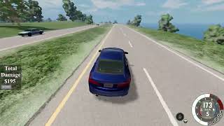 ACURA TLX в BEAMNG DRIVE/ ему стоило быть аккуратнее