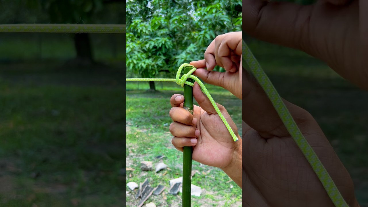 ✅The easiest knot for construction workers 
