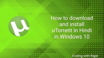How to download and install uTorrent in windows 7/8/8.1/10 in Hindi