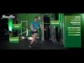 Fitness First Freestyle exercise Cross Lunge Into Lateral Raise Cable Machine