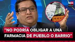 Medicamentos genéricos: boticas y farmacias que son micro y pequeñas empresas están exceptuadas