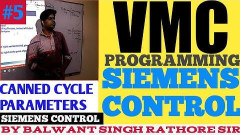 #SIEMENS CONTROL VMC PROGRAMMING PARAMETERS  IN HINDI BY ER BALWANT SINGH RATHORE SIR