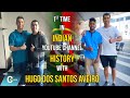 Indian boy with cristiano ronaldo brother hugo dos santos aveiro  seecr7yaathra