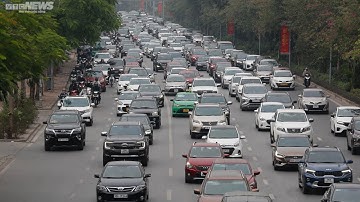 Ngày cuối nghỉ Tết, giao thông cửa ngõ Thủ đô ùn tắc nhiều ngã