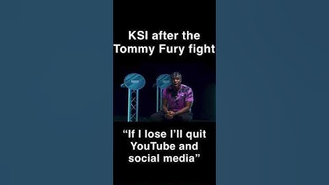 KSI’s final words after Tommy Fury LOSS