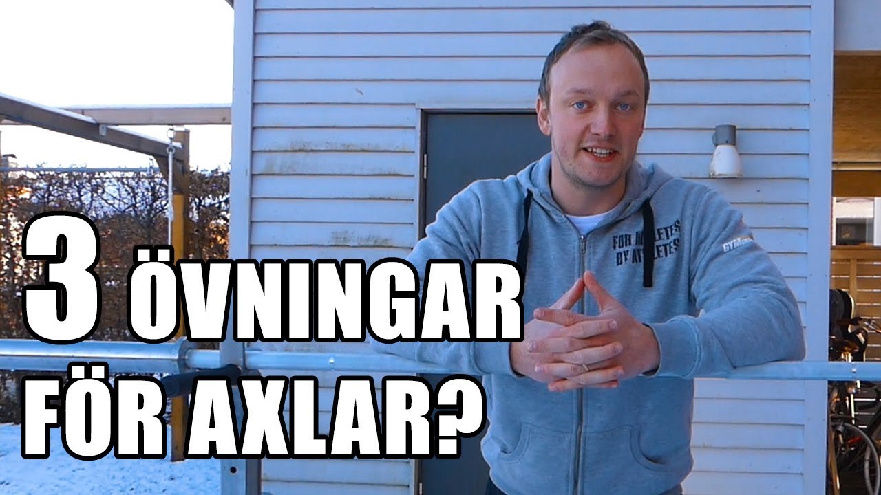 Tre övningar för komplett axelträning?