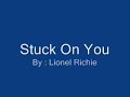 Stuck On You with lyrics Lionel Richie Cover by Bobit .wmv