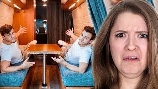 VAN TOUR  Custom Built For Twins To Live In - Dolan Twins Reaction