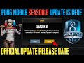 Pubg Mobile Season 8 Release Date And Time