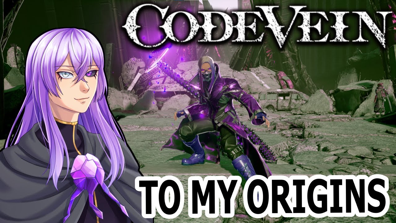 Lets play anime dark souls code vein ken sazatar vtuber youtube