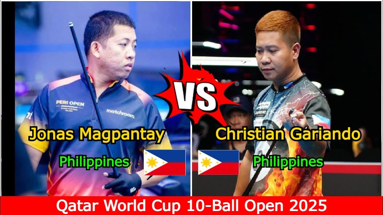 Jonas Magpantay 🆚️ Christian Gariando | Qatar World Cup 10-Ball Open 2025 - Race to 7