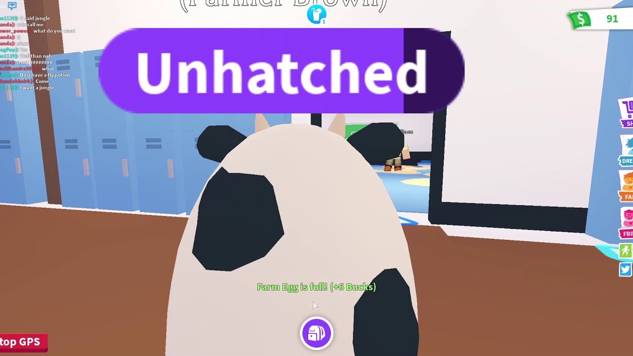 Adopt me farm egg pets