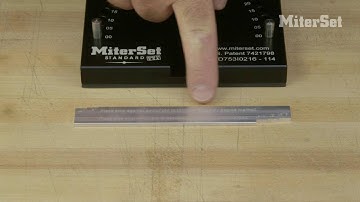 EP3   How to Use the Detent Bar with MiterSet Standard