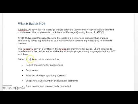 Rabbit MQ Basics
