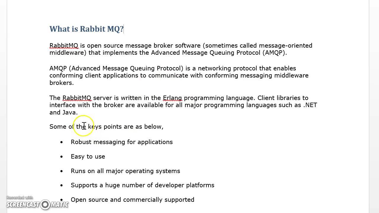 Rabbit MQ Basics - YouTube