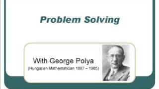 Celebrity Problem Solving with George Polya Wealth