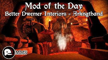 Morrowind Mod of the Day EP110 - Better Dwemer Interiors Arkngthand Showcase