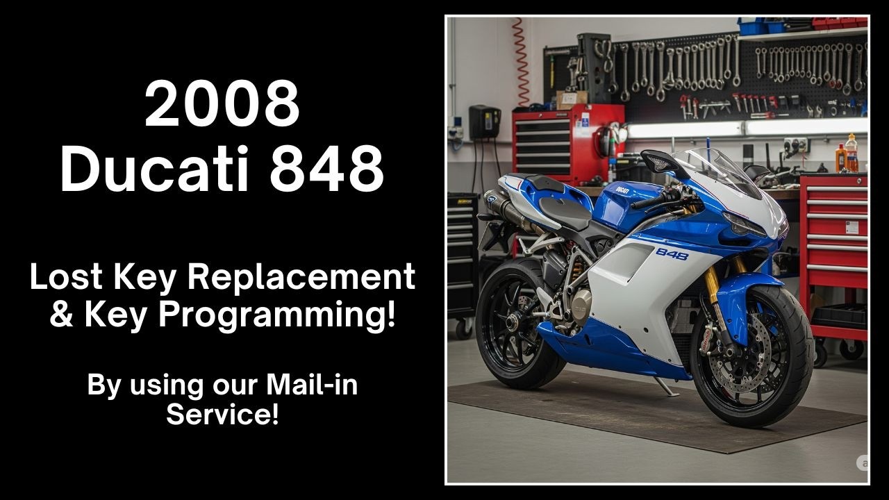 2008 Ducati 848 - Lost Key Replacement Services