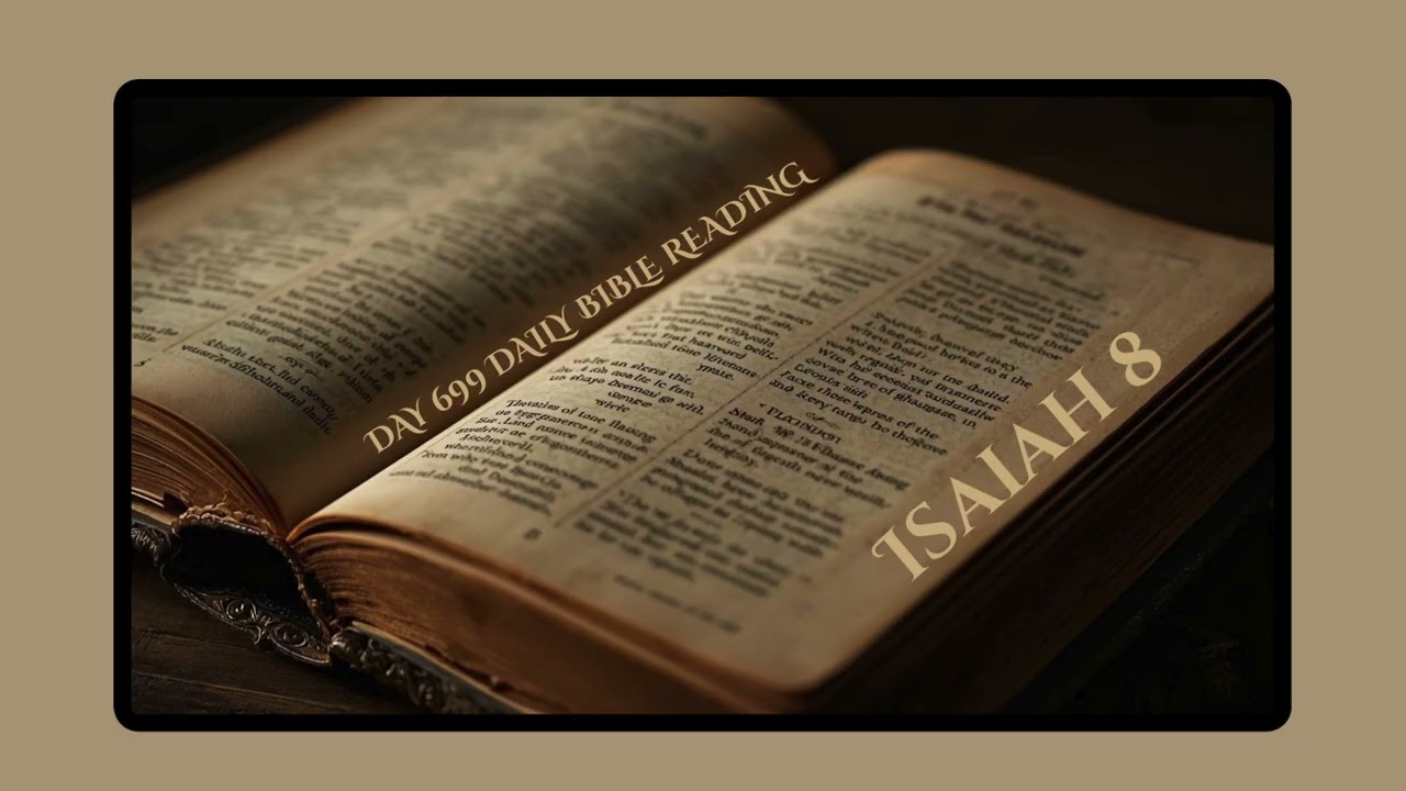 Isaiah 8 Daily Nourishment & Wisdom for the Soul Bible Reading Prayer Warrior for Life
