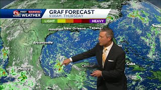 Tracking possible Gulf formation, updates on Erin, and local storms and heat in your New Orleans ...