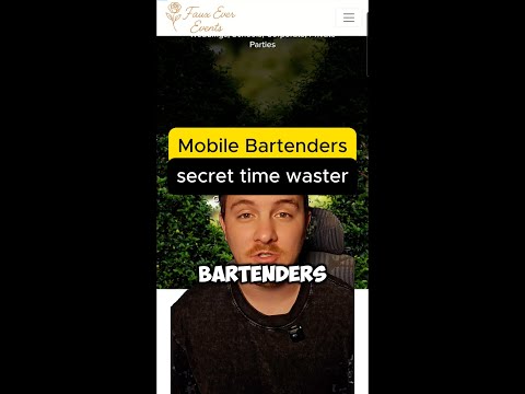 Mobile Bartenders - Your Look Matters!