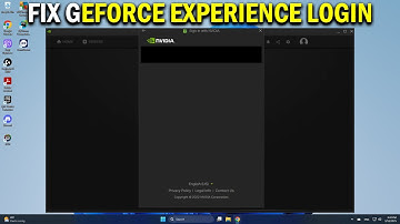 How To Fix Unable To Login to GeForce Experience - Easy Fix