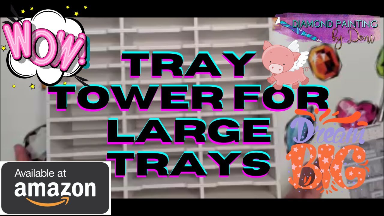 Large Diamond Painting Tray Tower by tbruin3235 - MakerWorld