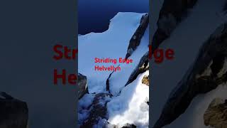 Winter View | Striding Edge Helvellyn #lakedistrict #mountains #helvellyn #winter