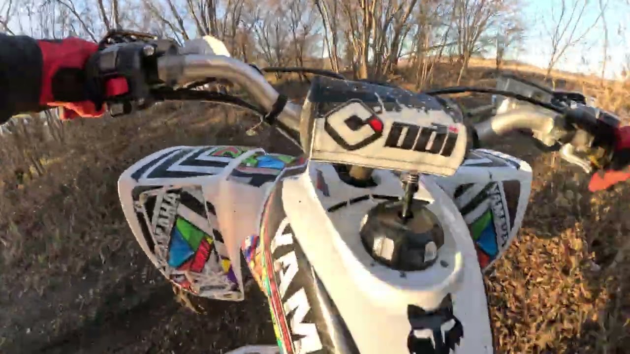 November 22nd yfz450 Trail riding 