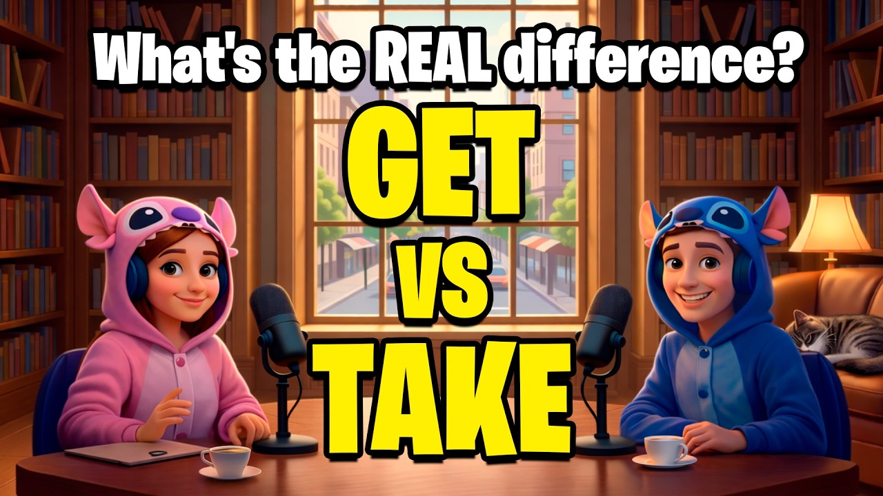 GET vs. TAKE — Real Conversations That Show the Difference Forever! | Step by Step English