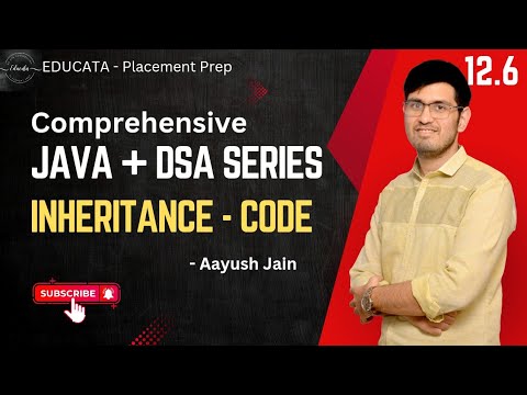 12.6 | OOPS Concepts | Inheritance - code | Java and DSA - YouTube