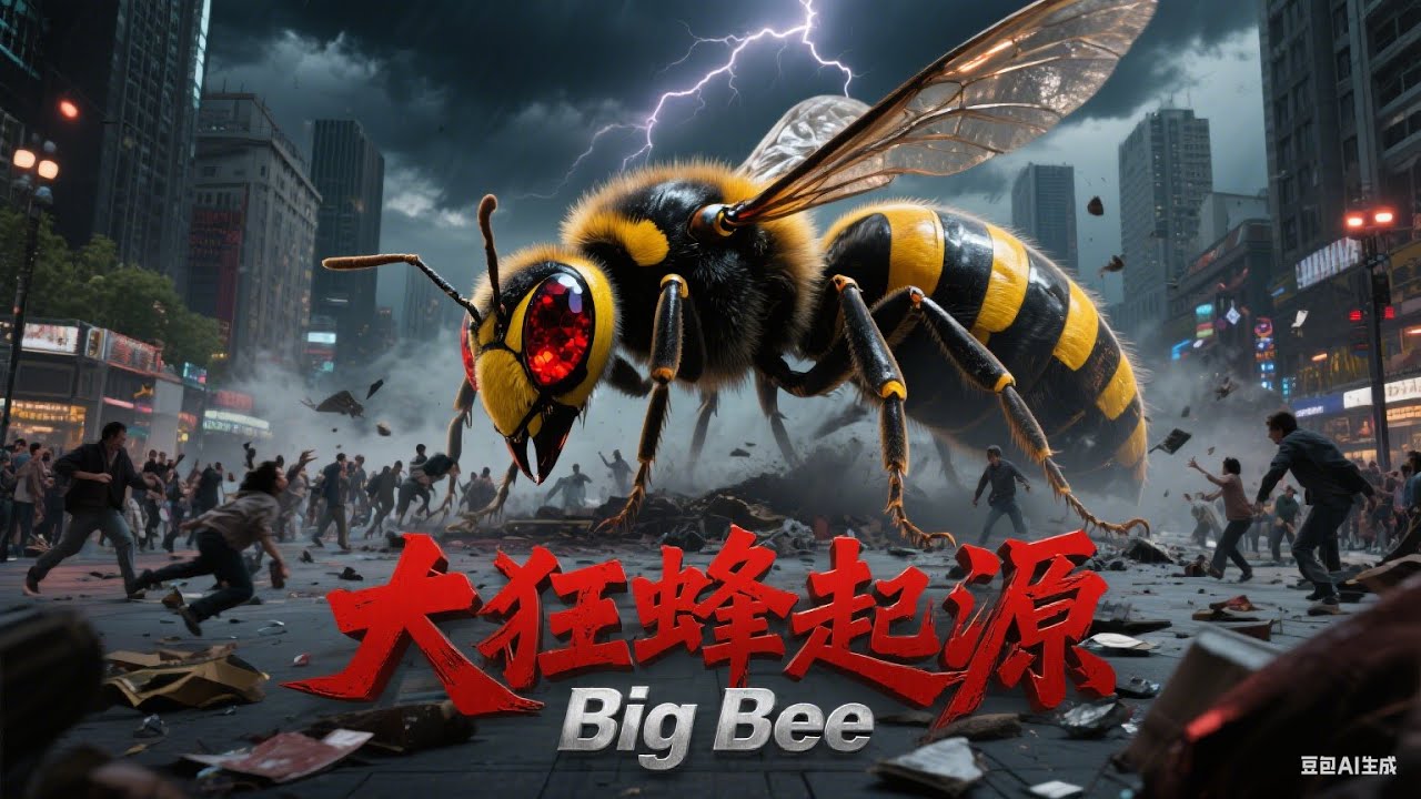 【Multi Sub】《大狂蜂：起源 / Big Bee》狂蜂基因突变欲毁天灭地 #腾讯视频 #怪兽电影