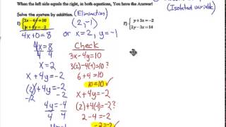 6 3 Solving Systems with Elimination