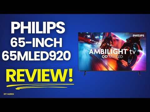Philips Ambilight TV QD-Mini LED 65 LED 920 Review: Can Ambilight + MiniLED Beat OLED?