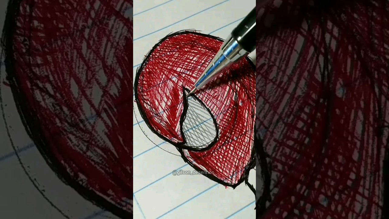 (ASMR) Drawing Spider-man🕷️|Gilson Desenhos 