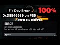 How to Fix Black Ops 6 Dev Error 0xD8E46539 on PS5 | Fixes For BO6 Dev Error 0xD8E46539