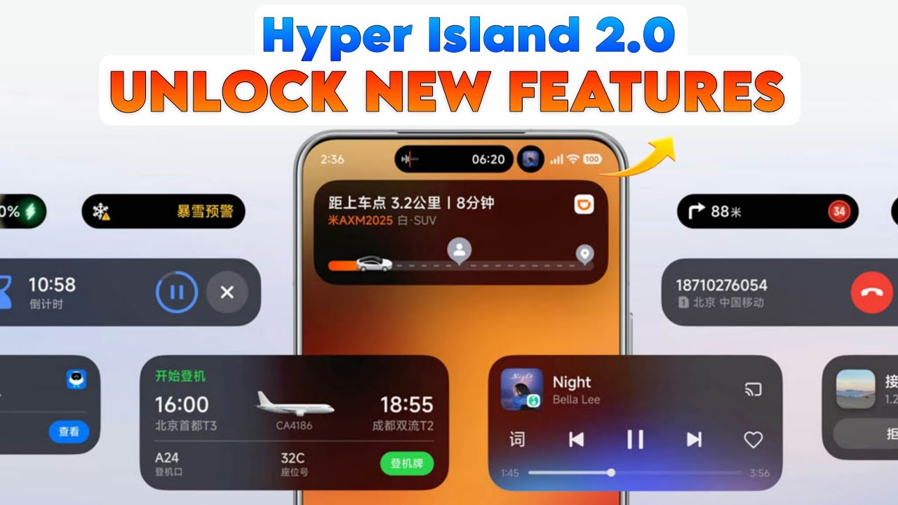 Unlock Hyper Island Full Potential (No Root) 🔥 Hyper Island New Tricks In Any Poco & Redmi Phone's