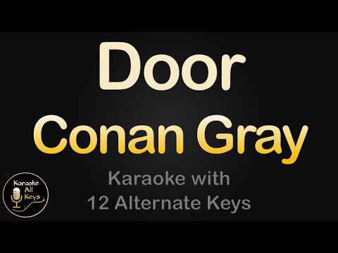 Video thumbnail for Conan Gray - Door Karaoke Instrumental Lower Higher Female &