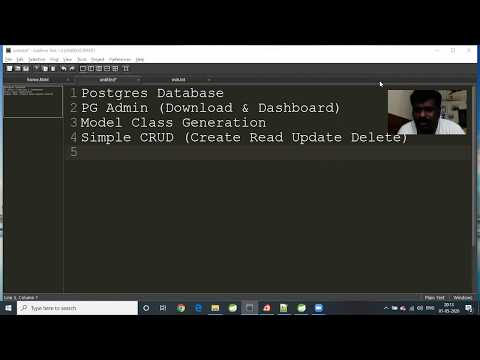 Postgres - PGAdmin - Intro in Tamil