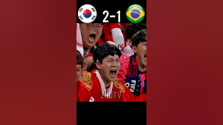 Fans Go Wild😱 Korea Silences Brazil🔥 #football #youtube #shorts