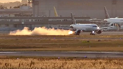 A320 Engine Explodes on Takeoff